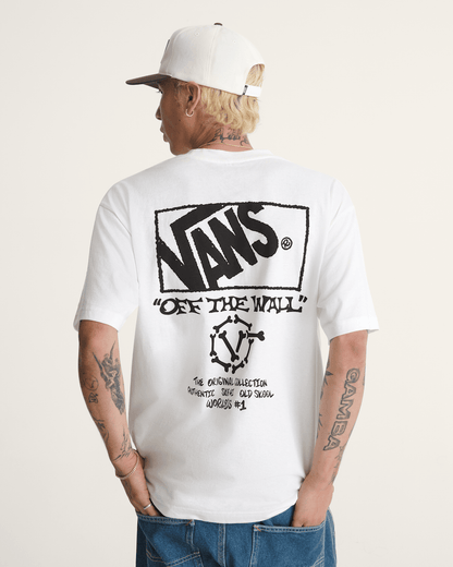 Circle Bones T-Shirt in White | Vans outlet