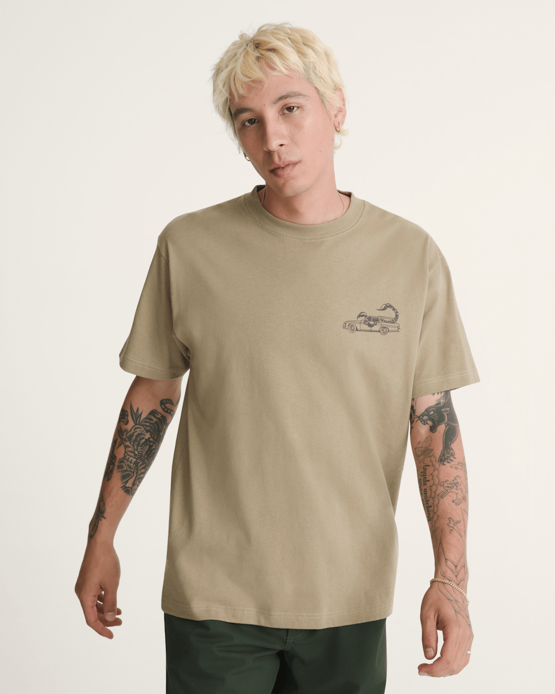 Sting Wagon T-Shirt in Bay Leaf Green | Vans near me