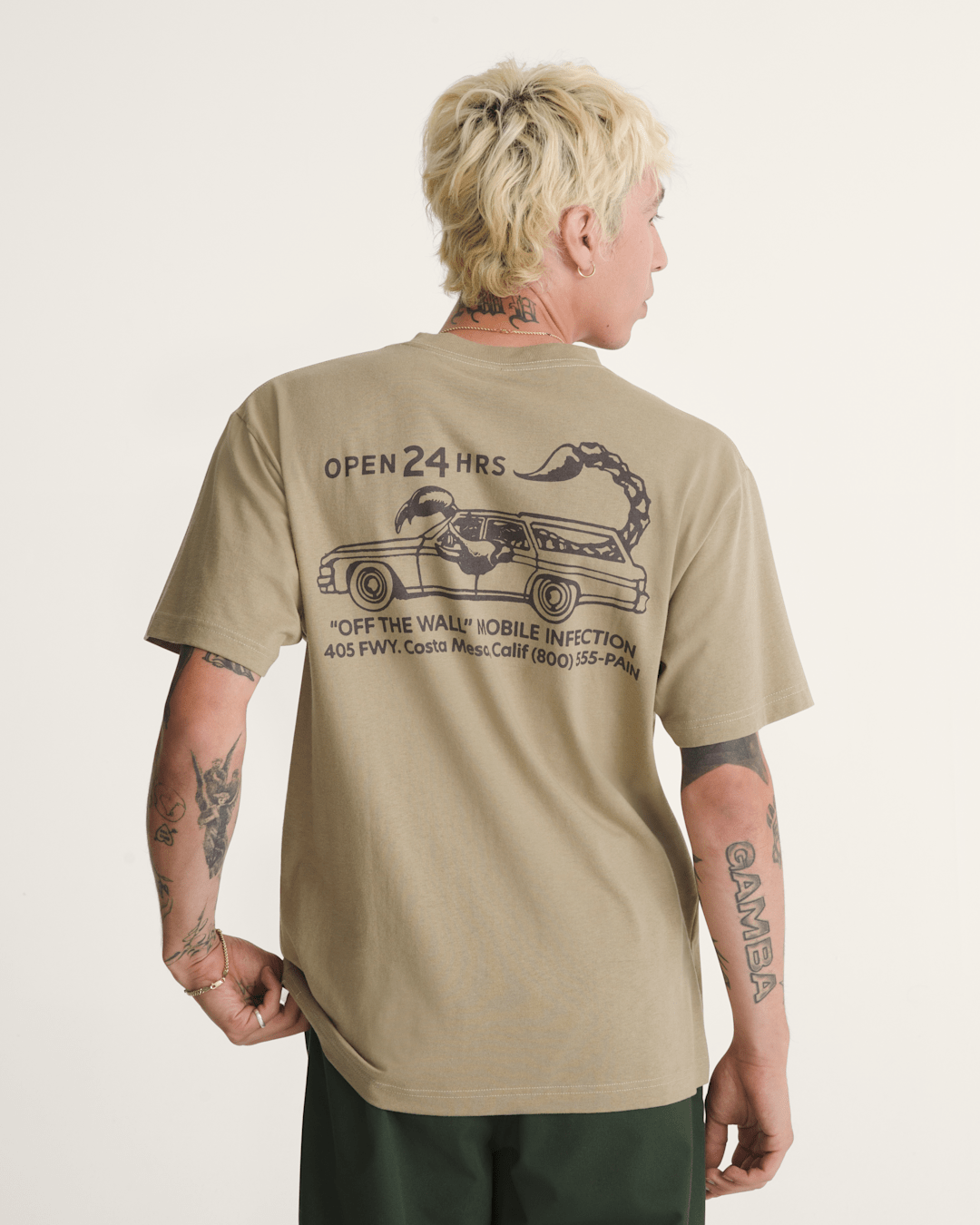 Sting Wagon T-Shirt in Bay Leaf Green | Vans near me