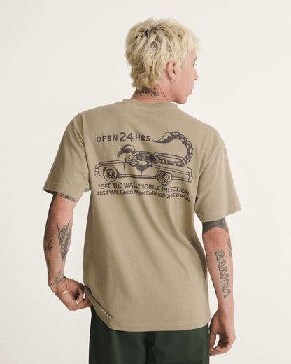 Sting Wagon T-Shirt in Bay Leaf Green | Vans near me