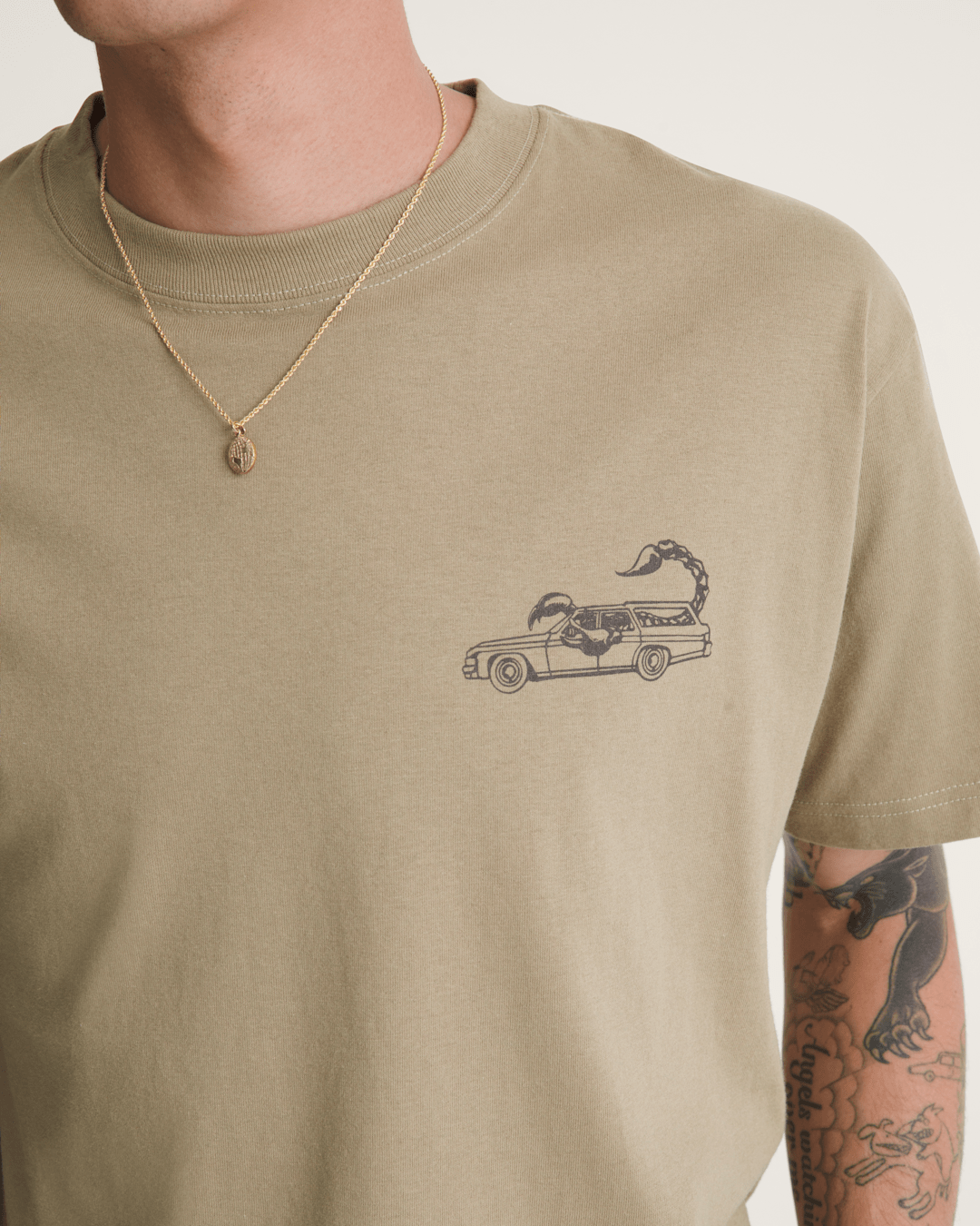 Sting Wagon T-Shirt in Bay Leaf Green | Vans near me