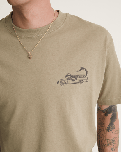 Sting Wagon T-Shirt in Bay Leaf Green | Vans near me