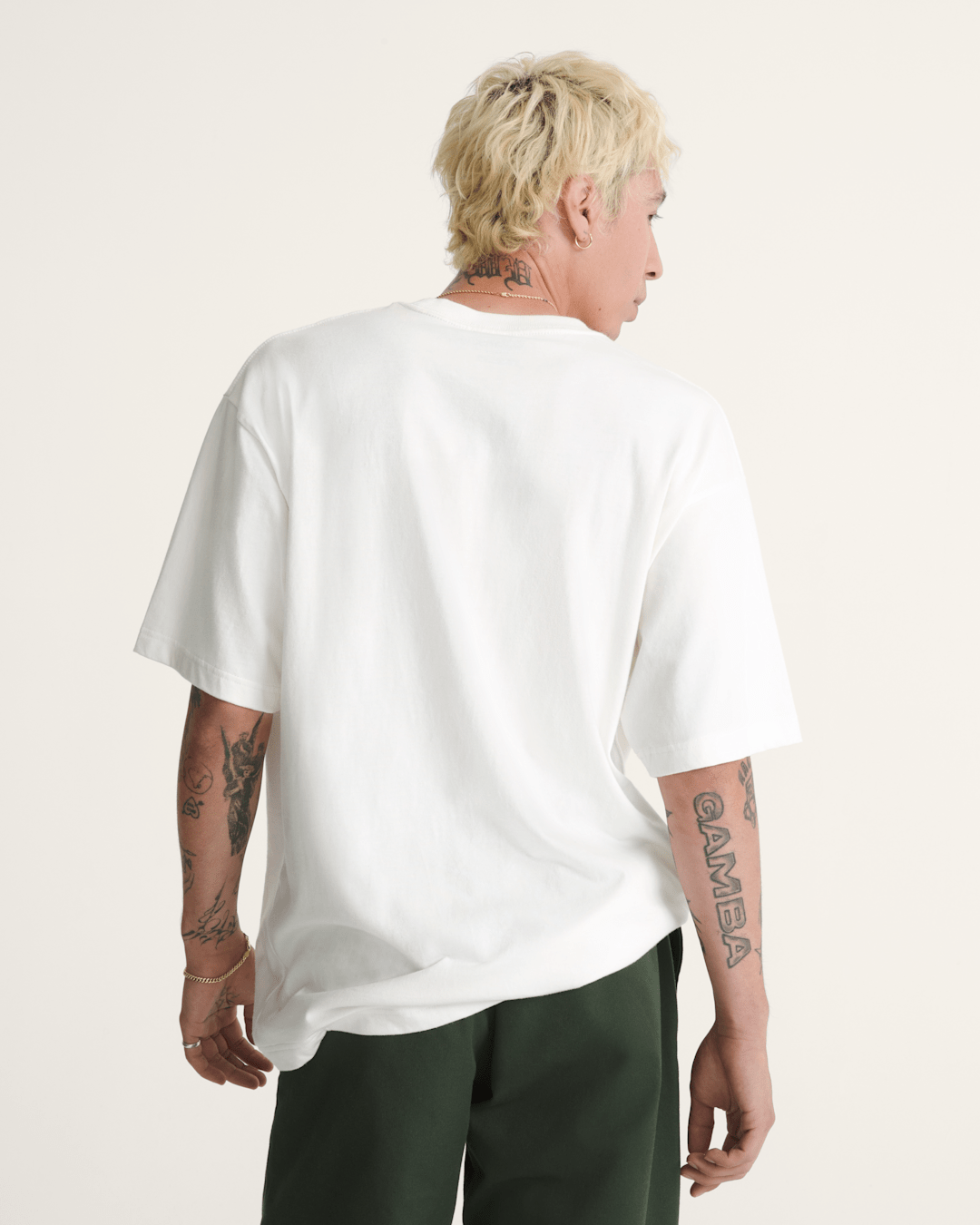 Ribcage Reversible T-Shirt in Egret White | Vans discount