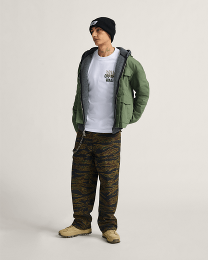 Skate Military Overshirt by Atiba Jefferson in Atiba Pine Forest Green | Vans on sale
