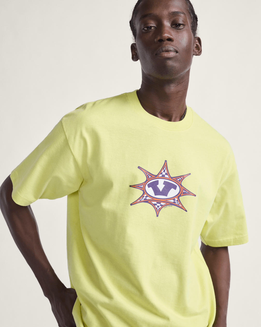 Star Checker T-Shirt in Canary Yellow | Vans online