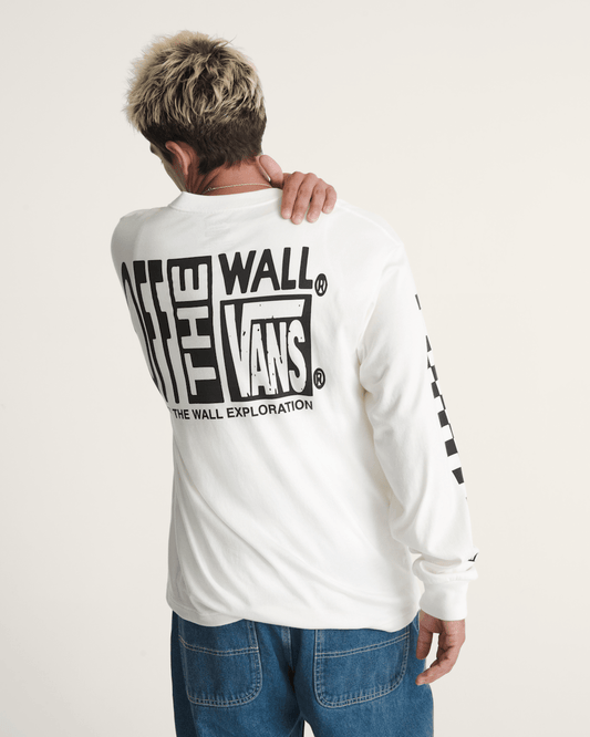TeamTeam Long Sleeve T-Shirt in Egret White | Vans near me