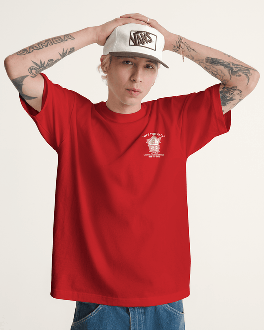 Deck the Walls T-Shirt in Red | Vans sale