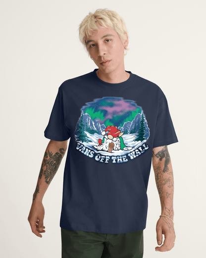 Northern Lights T-Shirt in Navy Blue | Vans discount