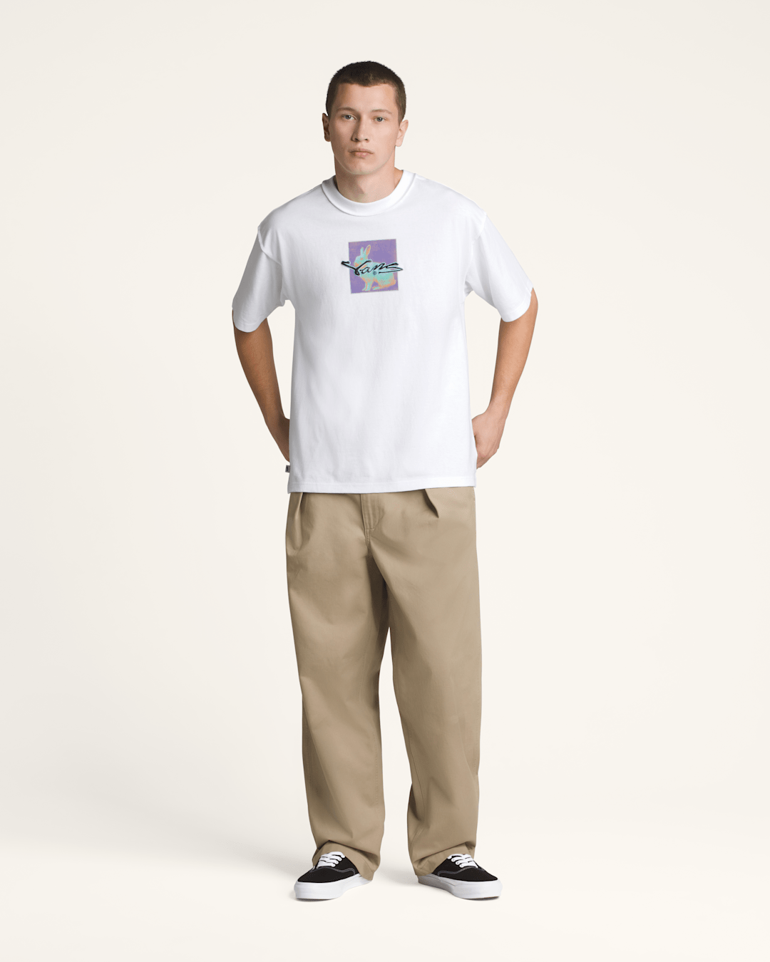 Premium Short Sleeve T-Shirt in White | Vans near me