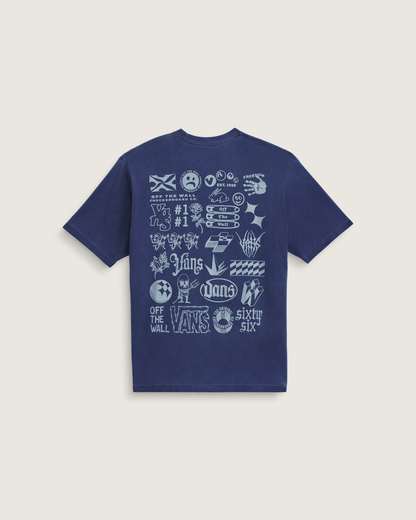 Mixed Lot T-Shirt in Deep Twilight Blue | Vans sale