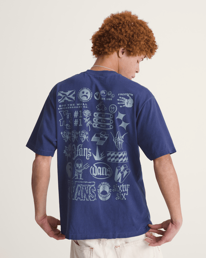 Mixed Lot T-Shirt in Deep Twilight Blue | Vans sale