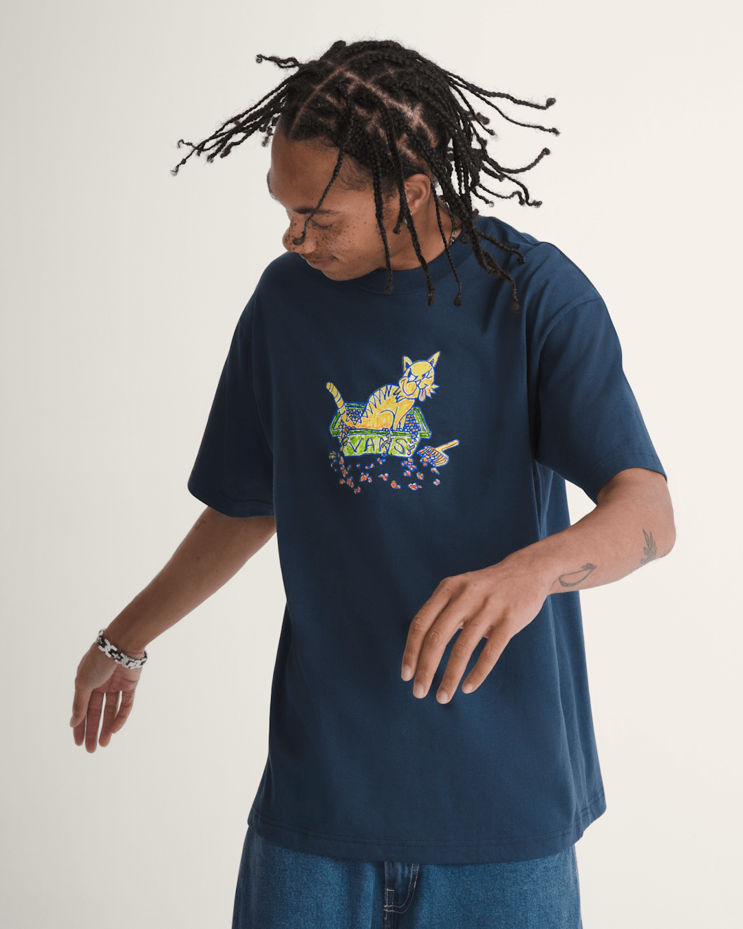 Litter T-Shirt in Navy Blue | Vans near me