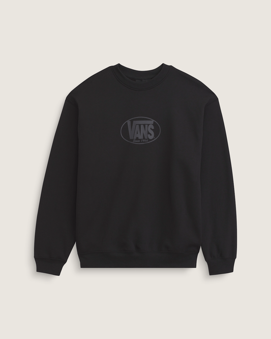 Classic Oval Crew Sweatshirt in Black | Vans discount