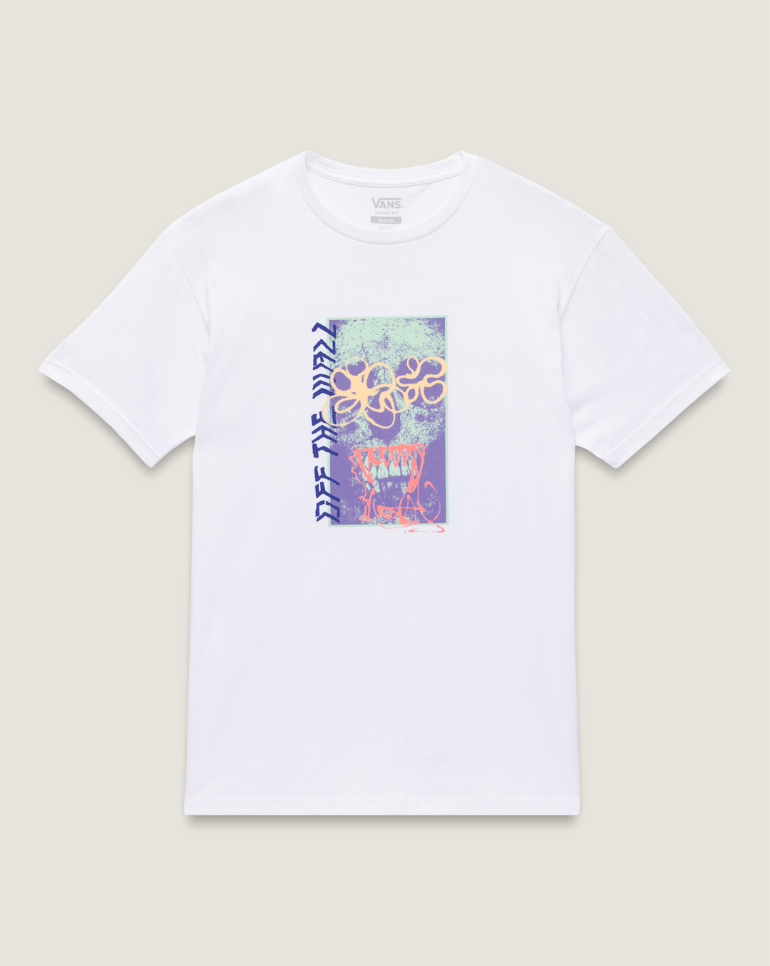 Spray Layer T-Shirt in White | Vans outlet