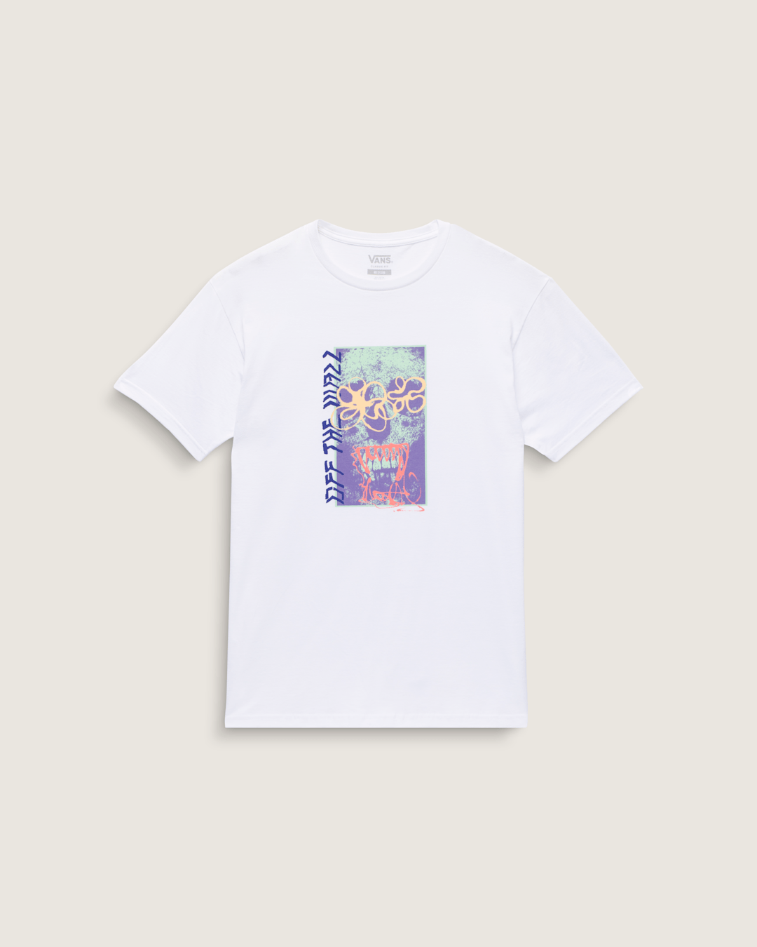 Spray Layer T-Shirt in White | Vans outlet