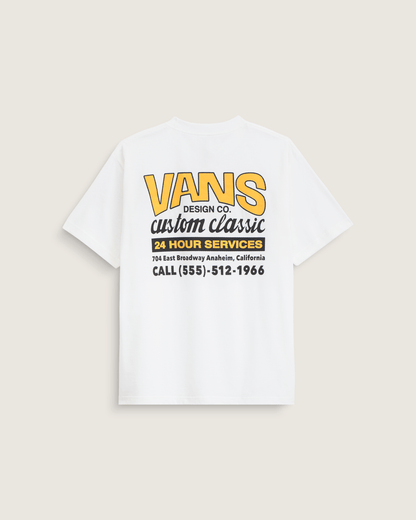 Shop Front T-Shirt in White / Sunny Yellow | Vans near me