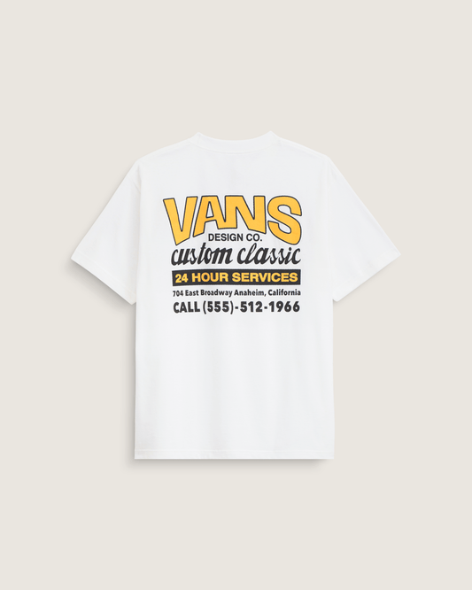 Shop Front T-Shirt in White / Sunny Yellow | Vans near me