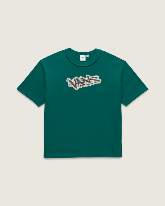 Premium Short Sleeve T-Shirt in Rain Forest Green | Vans sale