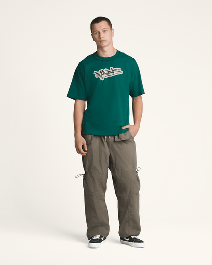 Premium Short Sleeve T-Shirt in Rain Forest Green | Vans sale