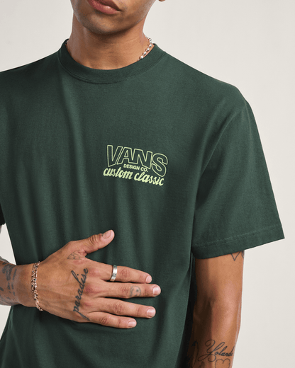 Shop Front T-Shirt in Dried Kelp Green | Vans on sale