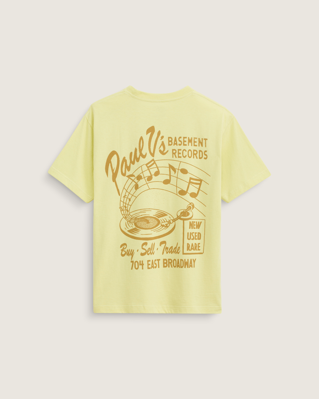Paul Vs T-Shirt in Canary Yellow | Vans discount
