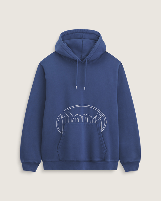 Olde Tymes Pullover Hoodie in Deep Twilight Blue | Vans on sale