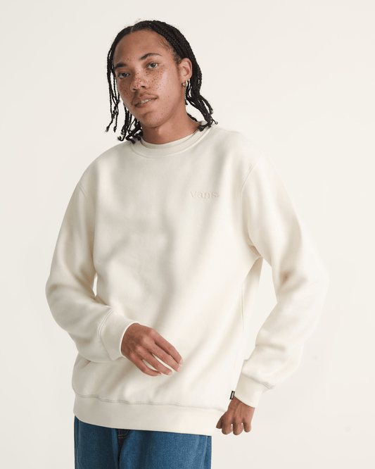 Vans 66 Crew Sweatshirt in Turtledove White | Vans near me
