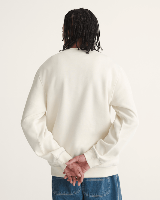 Vans 66 Crew Sweatshirt in Turtledove White | Vans near me
