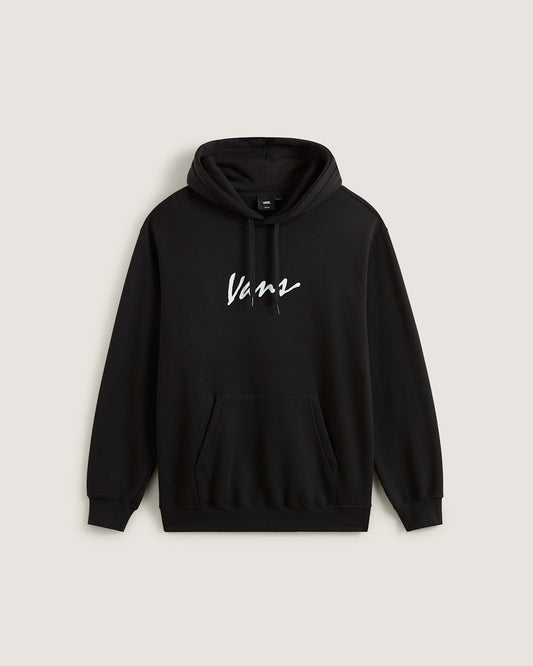Scripted Vans Pullover Hoodie in Black | Vans near me