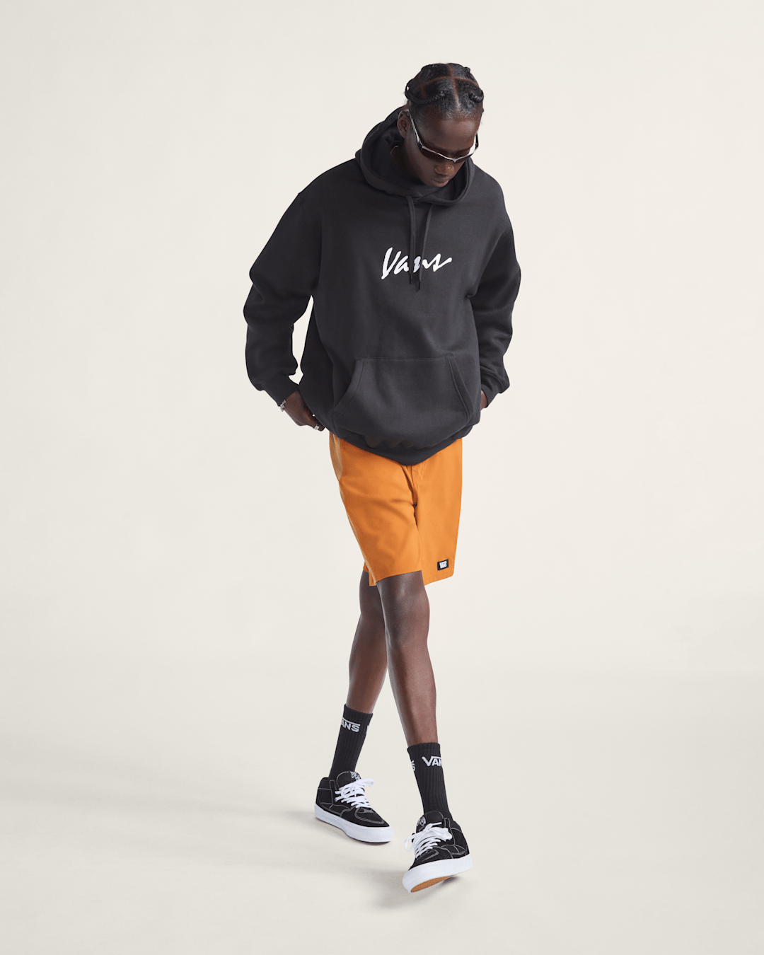 Scripted Vans Pullover Hoodie in Black | Vans near me
