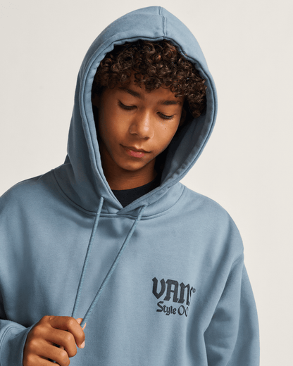 Style 001 Pullover Hoodie in Stormy Weather Blue | Vans discount