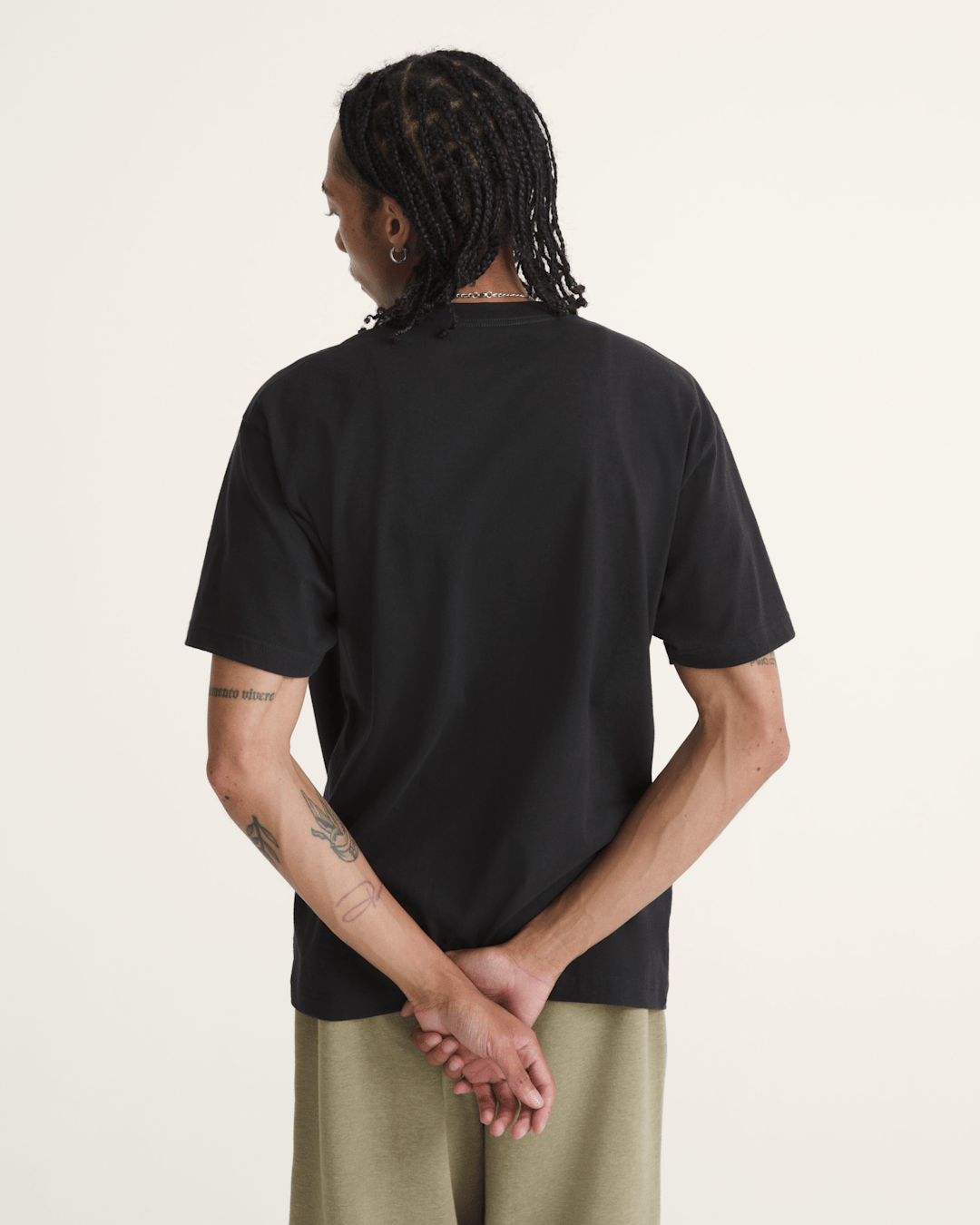 Classic Script T-Shirt in Black / White | Vans on sale
