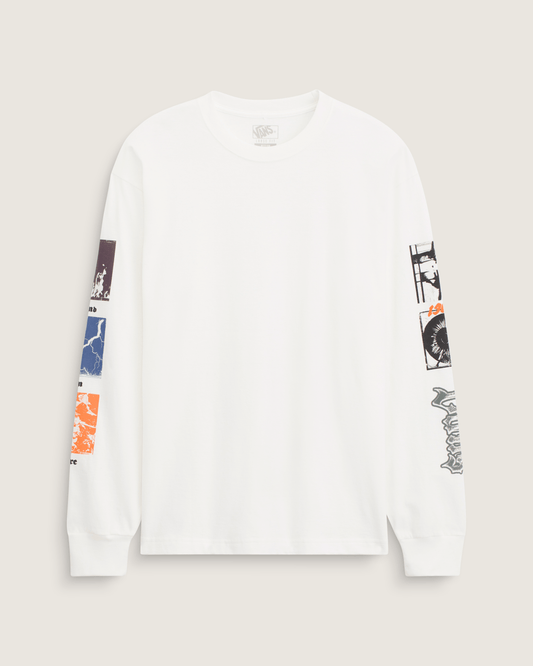 Stormcast Long Sleeve T-Shirt in Marshmallow White | Vans on sale