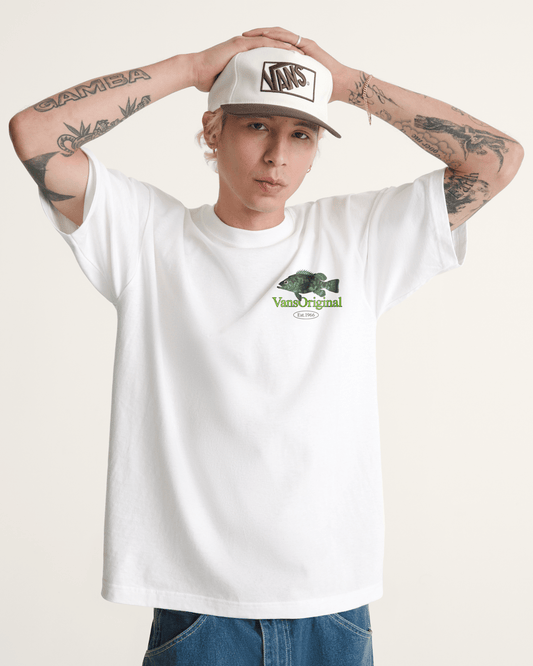 Bait and Tackle T-Shirt in White | Vans online