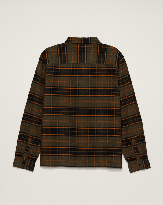 Premium Flannel Shirt in Grape Leaf Green | Vans on sale
