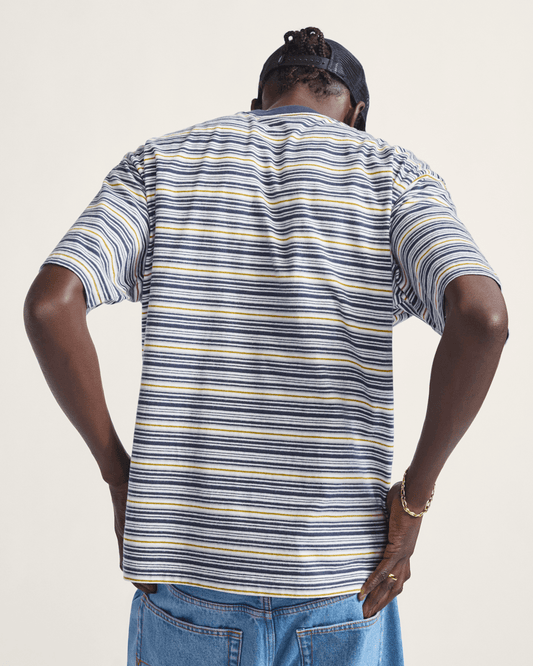 Cameron Stripe Shirt in Blue / Marshmallow White | Vans discount