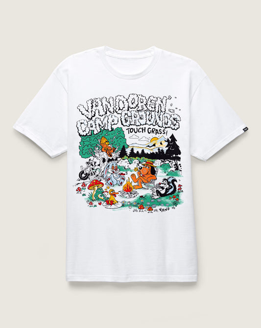 Camp Van Doren T-Shirt in White | Vans near me