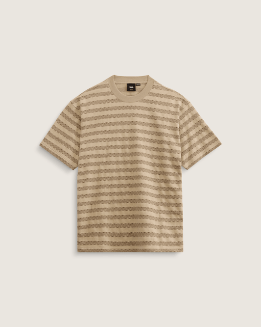 Palmer Jacquard Knit T-Shirt in London Fog Beige | Vans discount