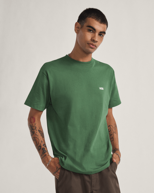 Left Chest Logo T-Shirt in Pine Forest Green | Vans online