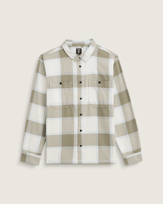 Larkspur Flannel Shirt in Turtledove White | Vans outlet