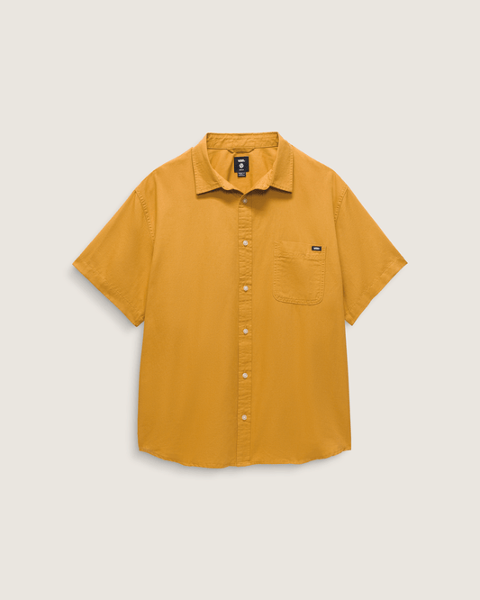 Lawson Solid Woven Shirt in Harvest Gold Yellow | Vans near me