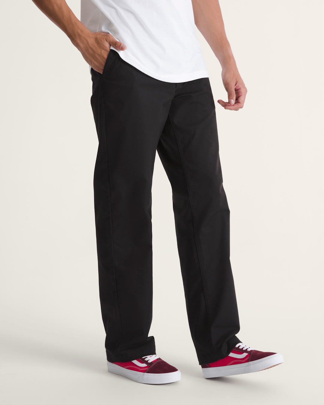 Authentic Chino Straight Pant in Black | Vans on sale