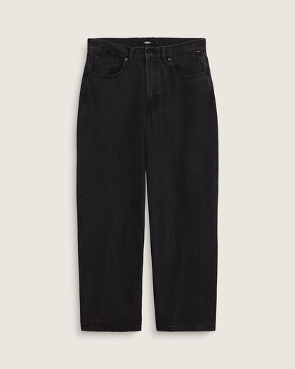 Check-5 Baggy Denim Pants in Black | Vans discount