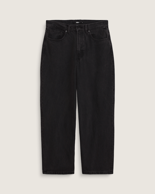 Check-5 Baggy Denim Pants in Black | Vans discount