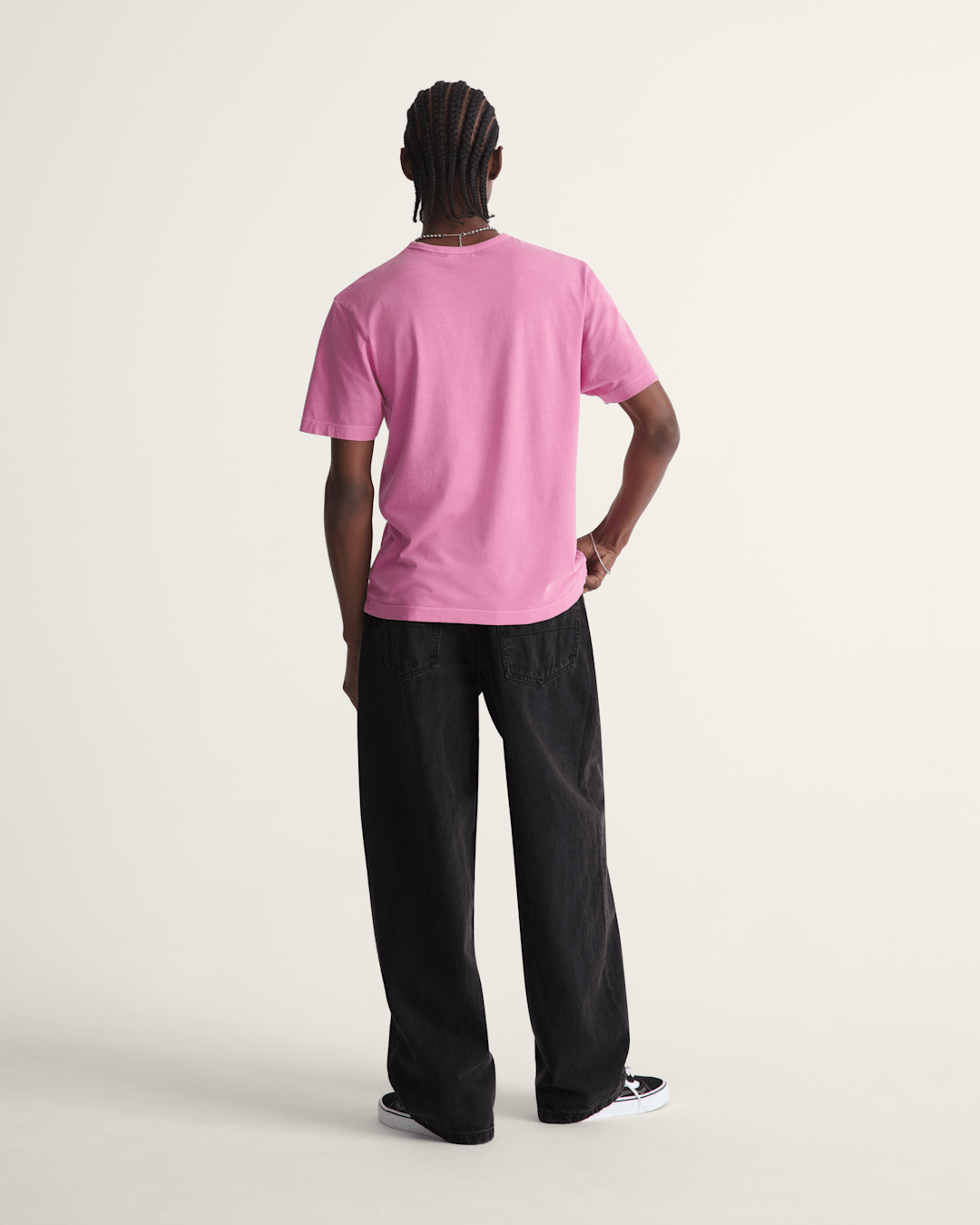 Check-5 Baggy Denim Pants in Black | Vans discount