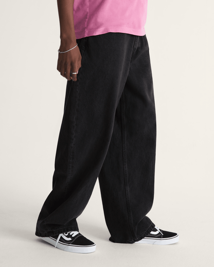 Check-5 Baggy Denim Pants in Black | Vans discount