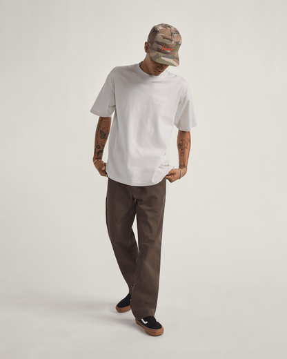 Authentic Chino Relaxed Pants in Coal Brown | Vans on sale