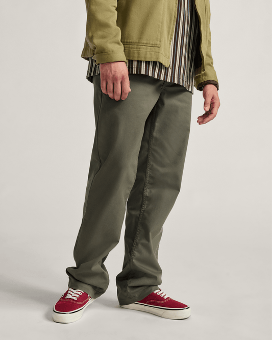 Authentic Chino Relaxed Pants in Grape Leaf Green | Vans discount