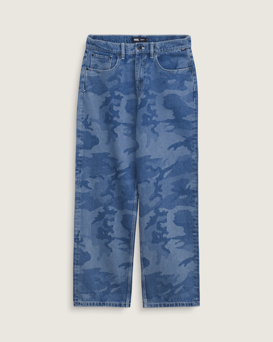 Check-5 Loose Denim Pants in Stonewash Blue | Vans online