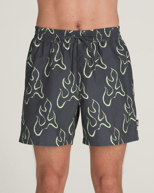 Primary Solid Elastic 17'' Boardshorts in Asphalt Grey / Shadow Lime Green | Vans near me